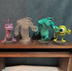 Disney Infinity Monsters Inc 4 Figure Lot Crystal Sulley Mike PVC Loose