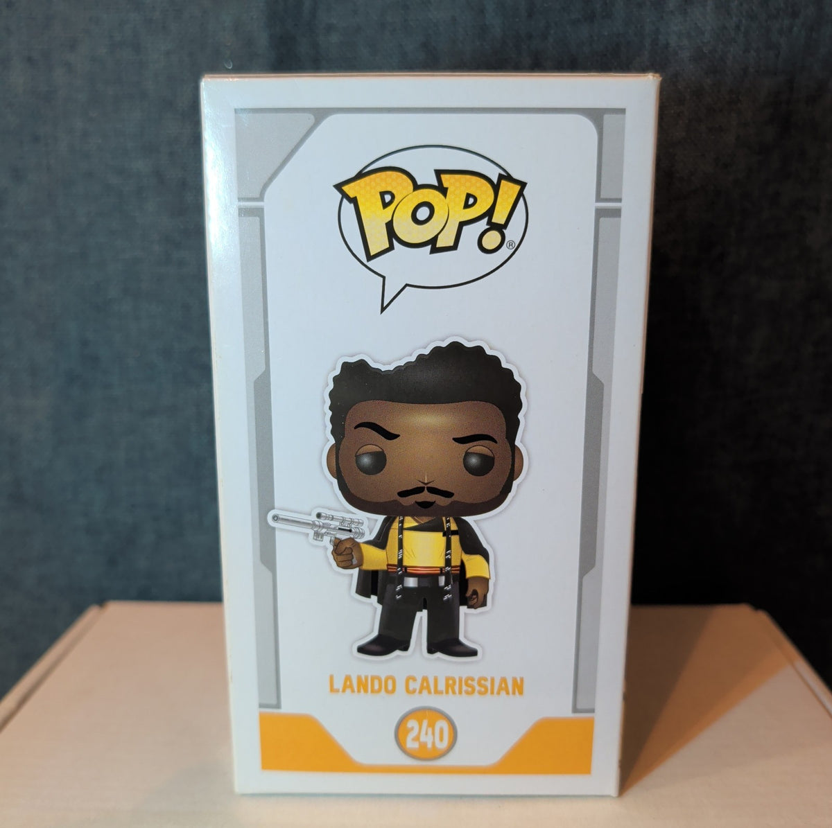 Funko POP Star Wars Lando Calrissian 240 Vinyl Bobble-Head In Box w/ Protector