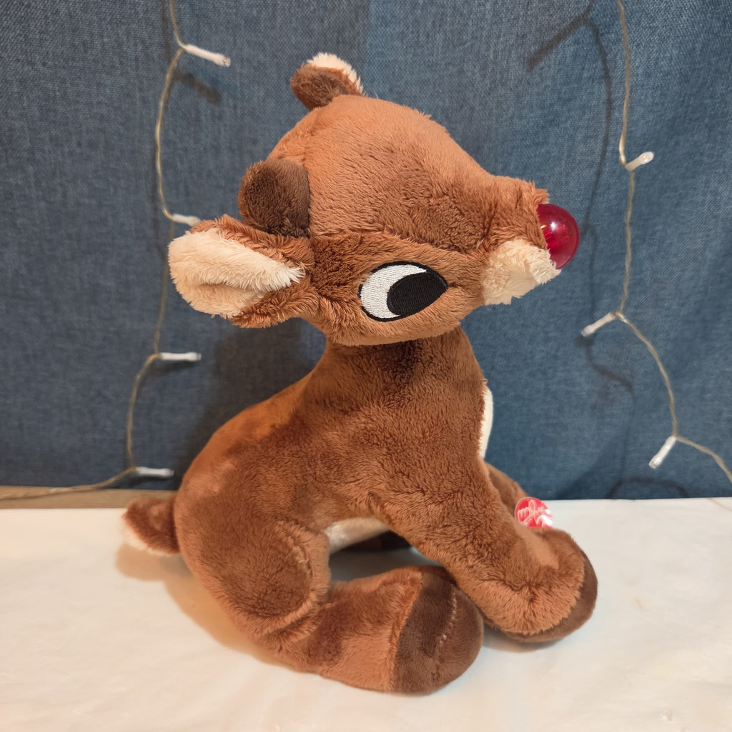 Dan Dee Rudolph Red Nosed Reindeer 15" Plush Light Sings