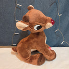 Dan Dee Rudolph Red Nosed Reindeer 15" Plush Light Sings