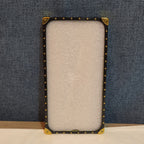 Boutique Samsung Galaxy Queen Crown Gold Square Case Shockproof
