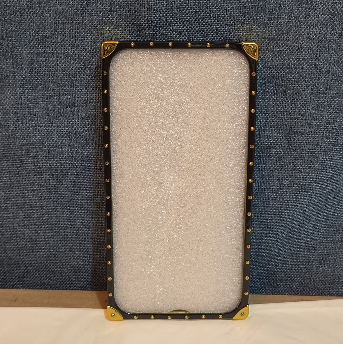 Boutique Samsung Galaxy Queen Crown Gold Square Case Shockproof