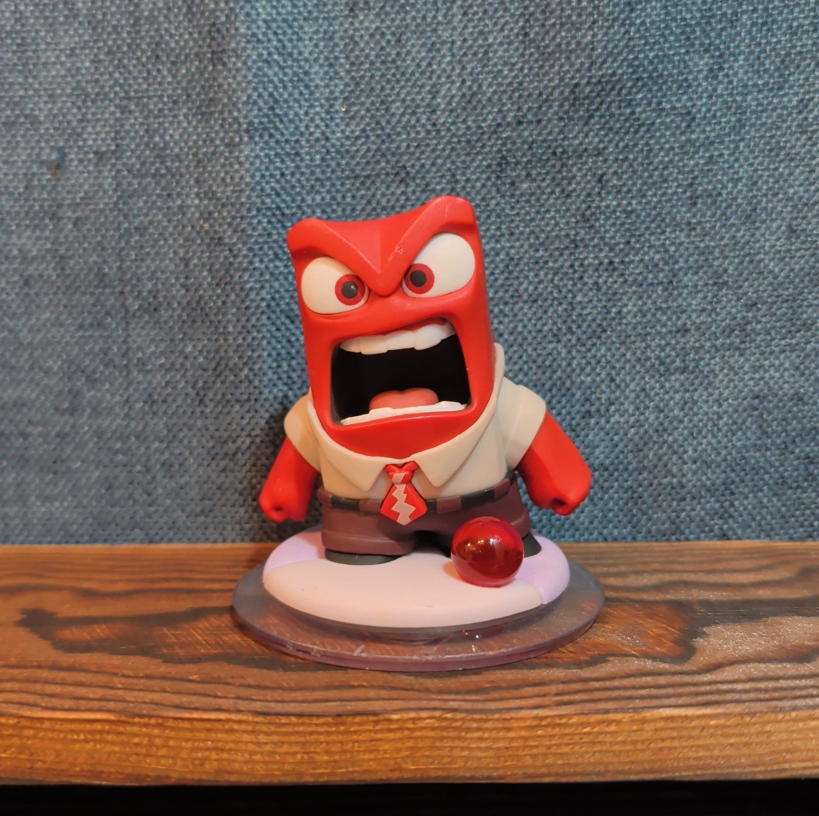 Disney Infinity 3.0 Inside Out Joy & Anger 2 Figure Lot PVC Loose