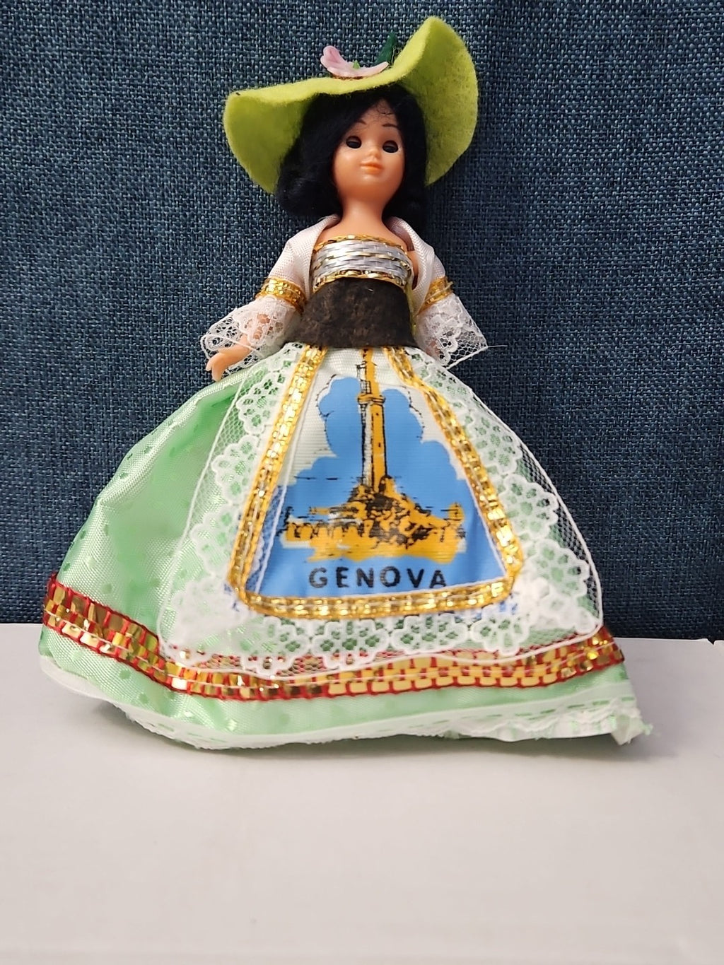 Vintage Italian Souvenir Dolls Pair | Genova & Sorrento | Sleep Eyes