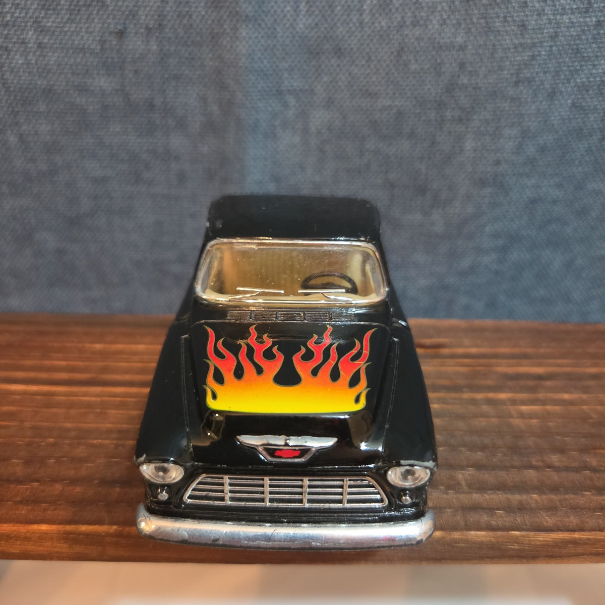 1955 Chevy Stepside Pickup Truck Diecast 1:24 Flames Hot Rod