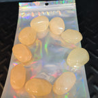 Drilled Stone Beads Peach Natural Tumbled Boho Craft