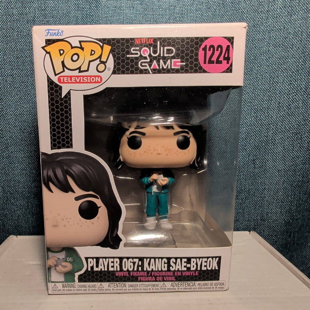 Funko Pop Squid Game Player 067 Kang Sae-Byeok 1224 Figure in Box with Protector