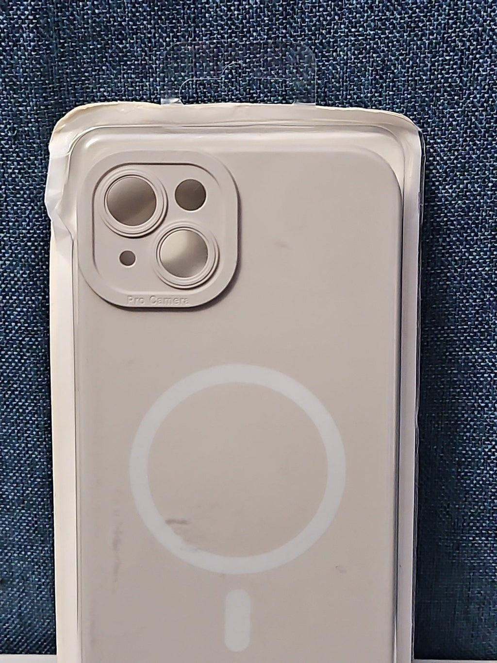 iPhone 14 Plus Case MagSafe Magnetic | Stone Beige Silicone | New