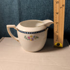 Vintage Noritake Sheridan Creamer Pitcher Art Deco Floral 1920s Gold Japan 3"
