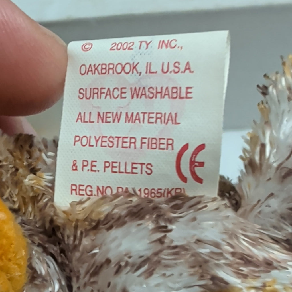 Ty Beanie Baby Smarter Owl Graduation 2002 Retired Mint Plush With Tag