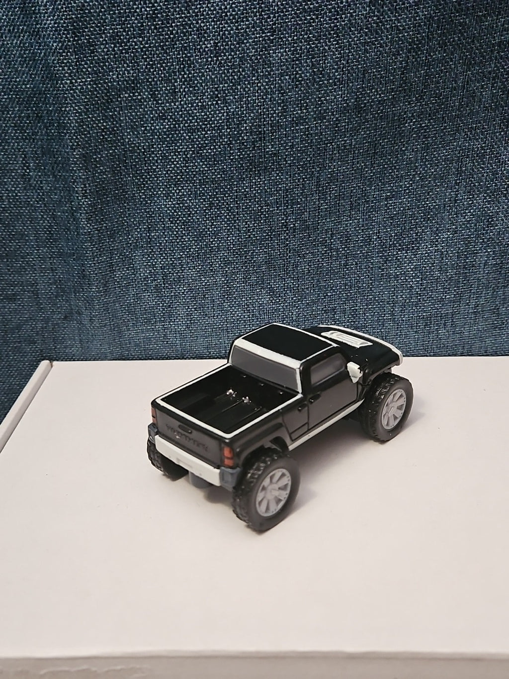 McDonald's Hummer H3T Toy Truck | 2006 Happy Meal Friction Car | Black & White