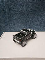 McDonald's Hummer H3T Toy Truck | 2006 Happy Meal Friction Car | Black & White