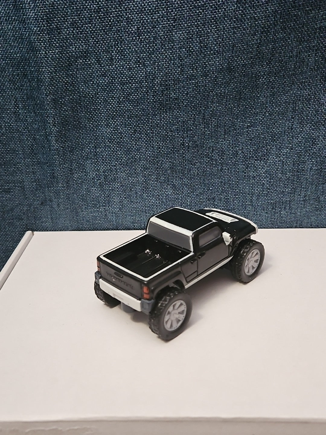 McDonald's Hummer H3T Toy Truck | 2006 Happy Meal Friction Car | Black & White