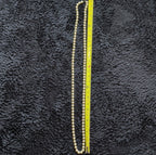 Vintage 54" Champagne Hand Knotted Faux Pearl Flapper Necklace