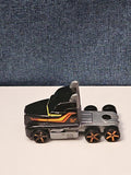Hot Wheels Semi Truck Cab | Track Stars Black & Orange Racing Hauler