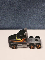 Hot Wheels Semi Truck Cab | Track Stars Black & Orange Racing Hauler