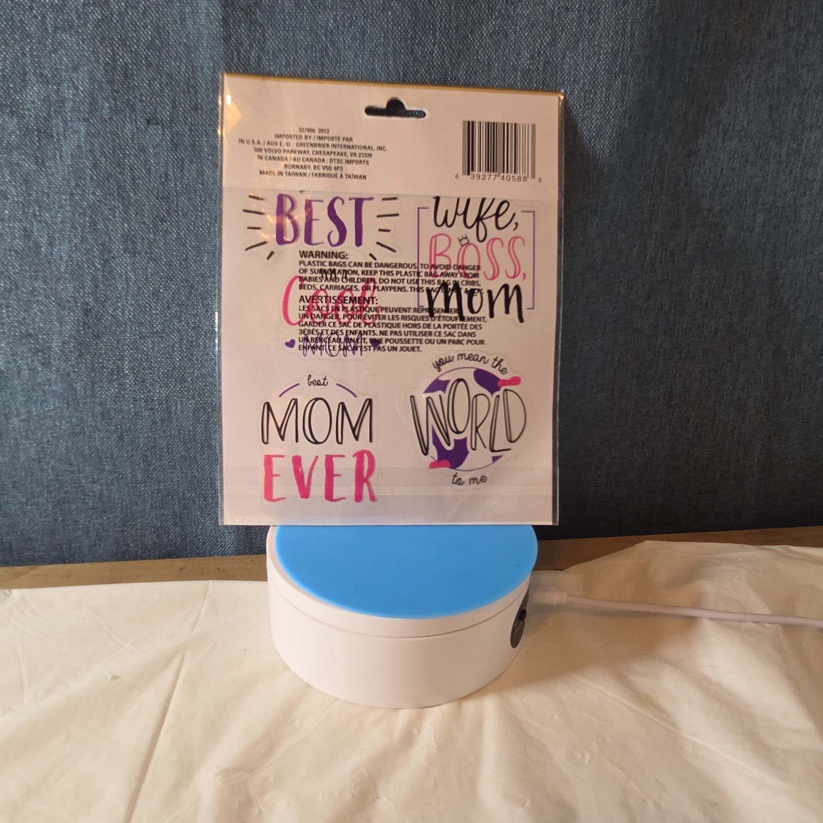 Crafters Square Mom Decorative Stickers 5pc Sheet
