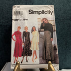 Simplicity 9196 Sewing Pattern Dress Raised Empire Waist Size 6-10 UNCUT Vtg 90s