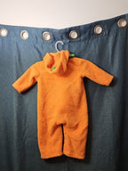 Hyde & Eek Baby Pumpkin Costume 12 Months Plush Zip Up Jack O Lantern Hooded