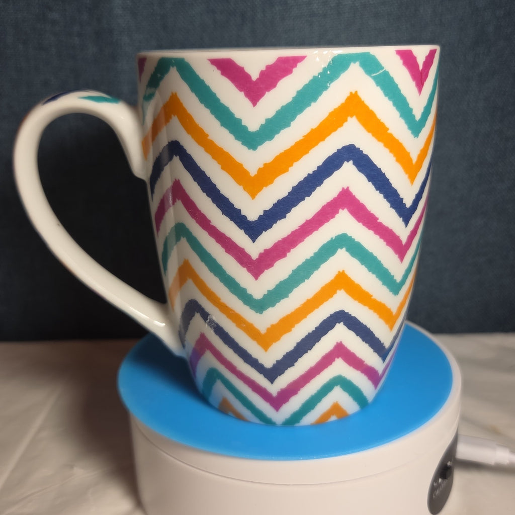 Mud Pie Francesca's Teacher Quote Mug Colorful Chevron 2012