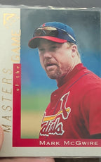 2000 Topps Gallery Masters of the Game Mark McGwire #101 Cardinals Insert