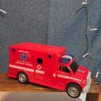Unbranded Fire Rescue Ambulance Truck Lot 5 Plastic Toy Vehicles