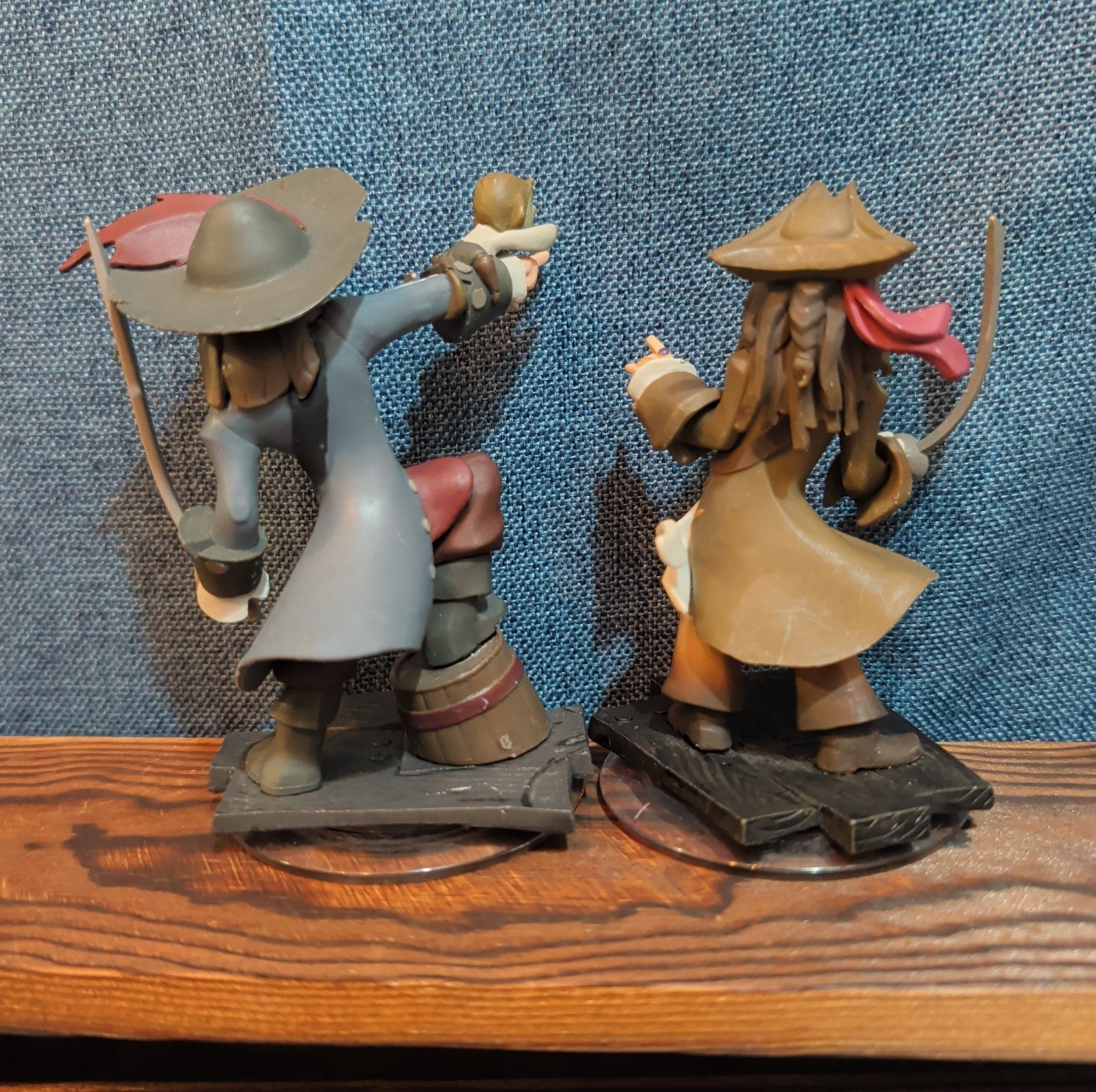 Disney Infinity 1.0 Pirates Jack Sparrow Barbossa Figures Loose