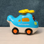 VTech Go! Go! Smart Wheels HELICOPTER | Light Blue & Yellow | Tested Works!
