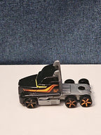 Hot Wheels Semi Truck Cab | Track Stars Black & Orange Racing Hauler
