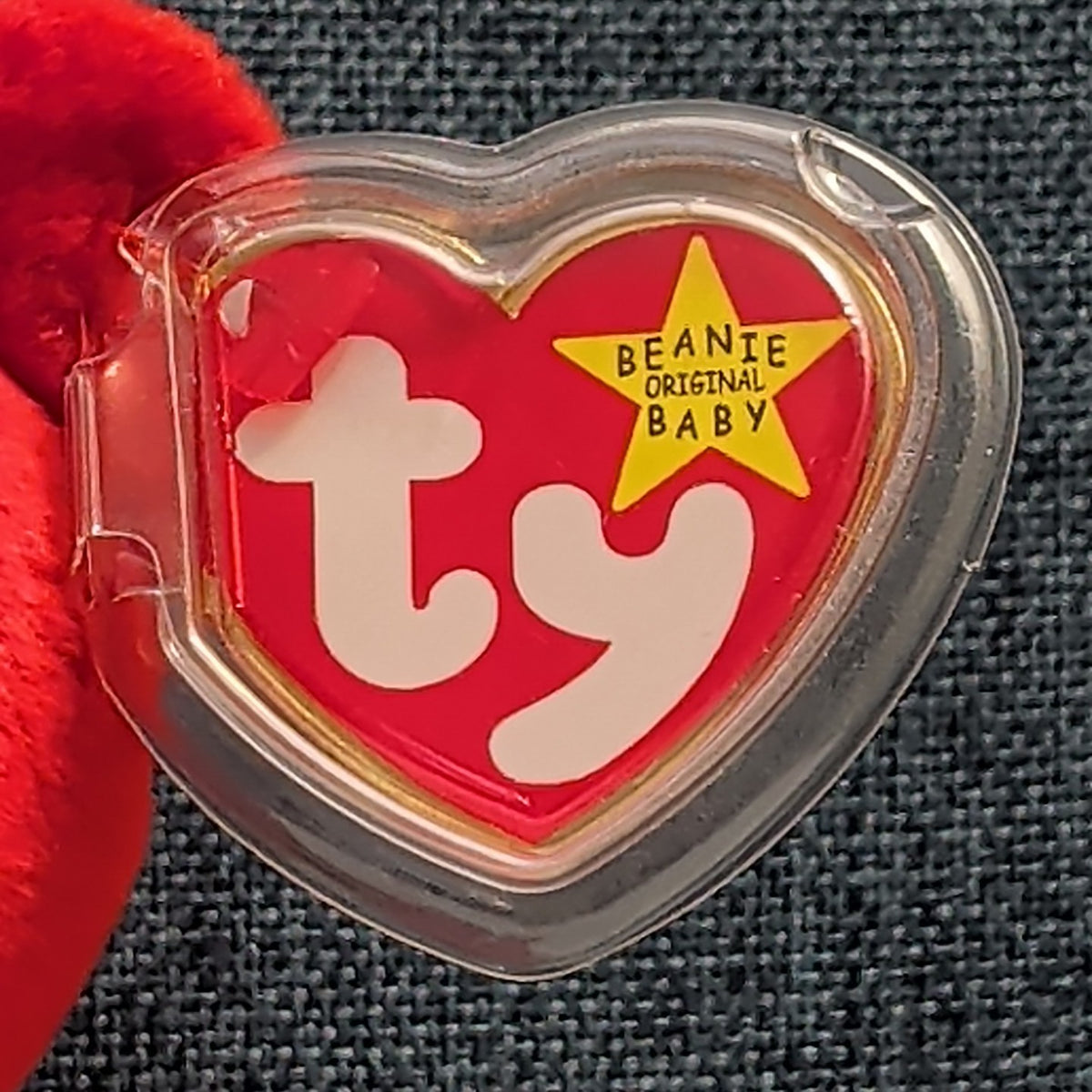 ​Ty Beanie Baby Osito Mexico Red Bear 1999 Retired Flag Chest Mint Tags 04244
