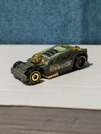 Hot Wheels Lethal Diesel | 2020 HW Rescue "Artichoke Green" | Matte & Gold