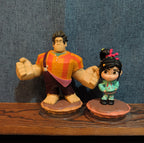 Disney Infinity Wreck It Ralph Vanellope 2 Figure Lot PVC Loose