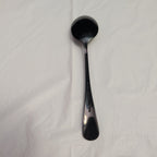 Set of 7 Black Stainless Steel Spoons 18/0 Modern Flatware Teaspoons Clean