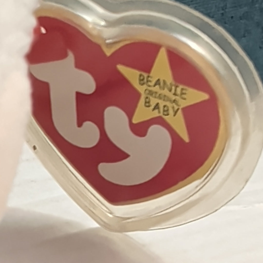 Ty Beanie Baby Fleece Lamb 1996 Retired 4th Gen Tags MWMT P.E. Pellets Authentic