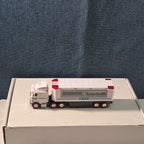 2021 Hess Mini Toy Truck Semi Hauler with Race Car White & Green Collectible