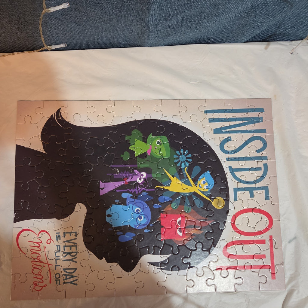 Disney Pixar Inside Out 100 Piece Jigsaw Puzzle Complete Family