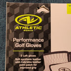 NEW Athletic Works Performance Golf Gloves 2-Pack | Size L | 2 Left Hand Gloves