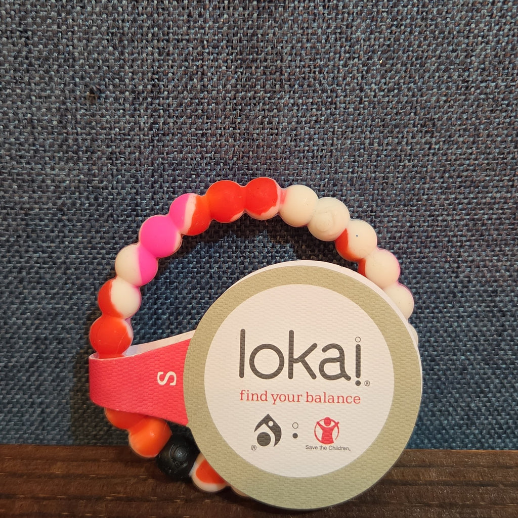Lokai Breast Cancer Awareness Pink Silicone Bracelet Size S