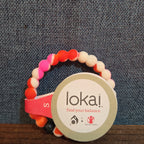 Lokai Breast Cancer Awareness Pink Silicone Bracelet Size S