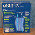 Brita Elite Replacement Water Pitcher Filters 2 Count Pack NIB 6 Month