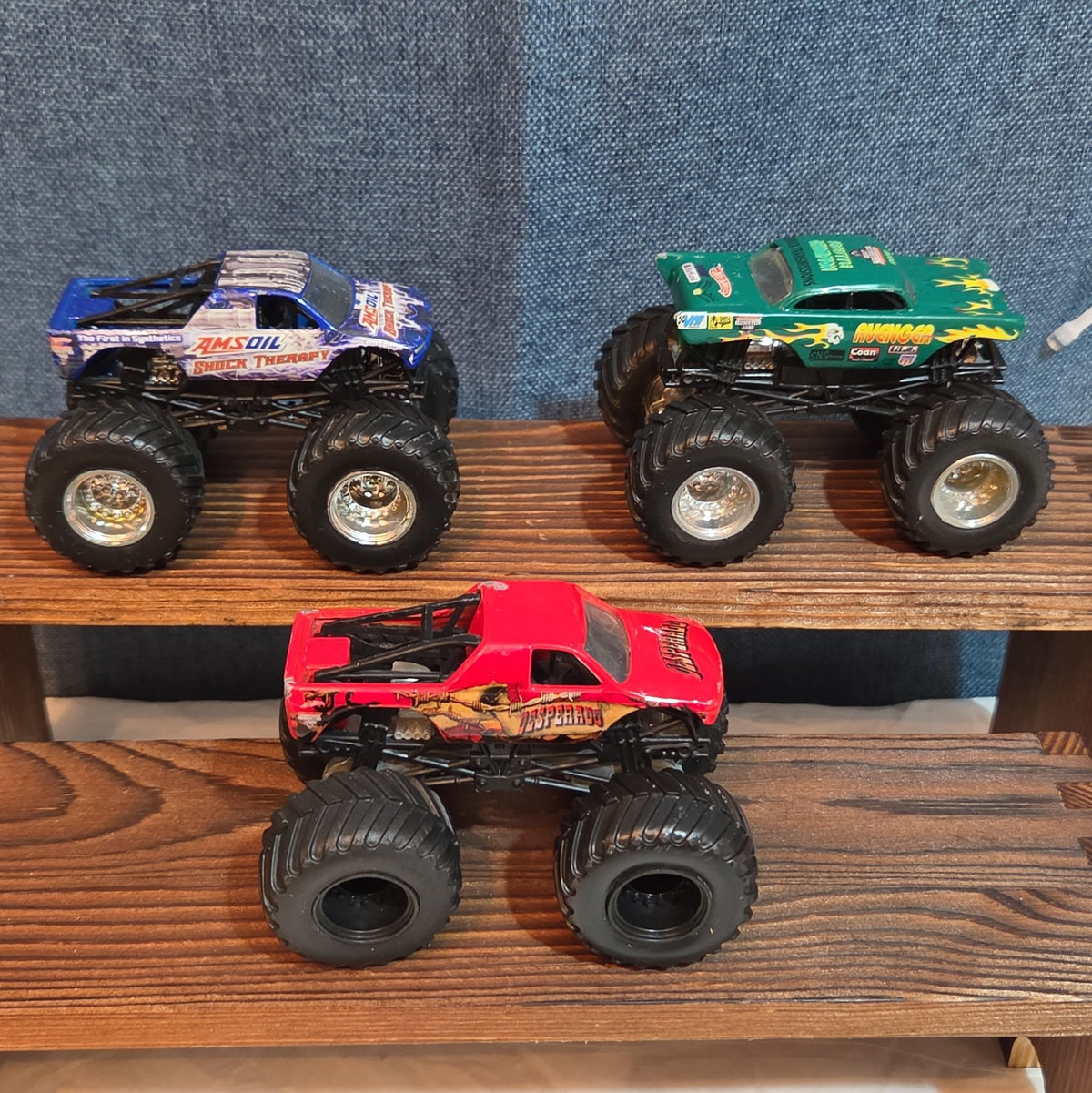 Hot Wheels Monster Jam Sudden Impact King Krunch Desperado Lot 3 Diecast Y2K