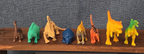 Mini Plastic Dinosaur Figure Lot 8 Prehistoric Toys