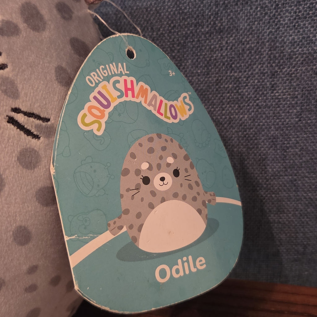 Squishmallows Odile Seal 11" Spotted Plush Kawaii NWT KellyToy