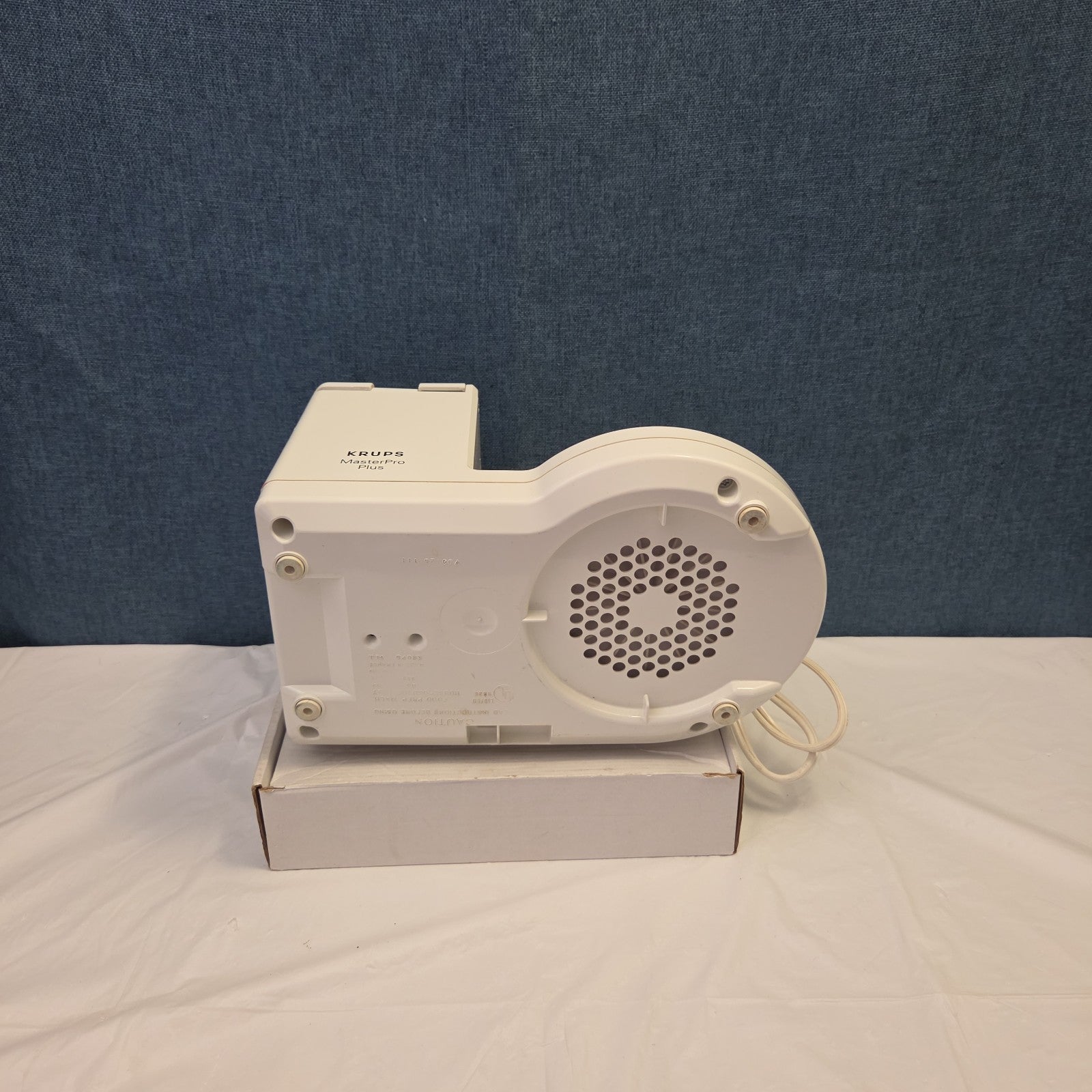 KRUPS MasterPro Plus Food Processor Replacement Motor Base Type 704 White Tested