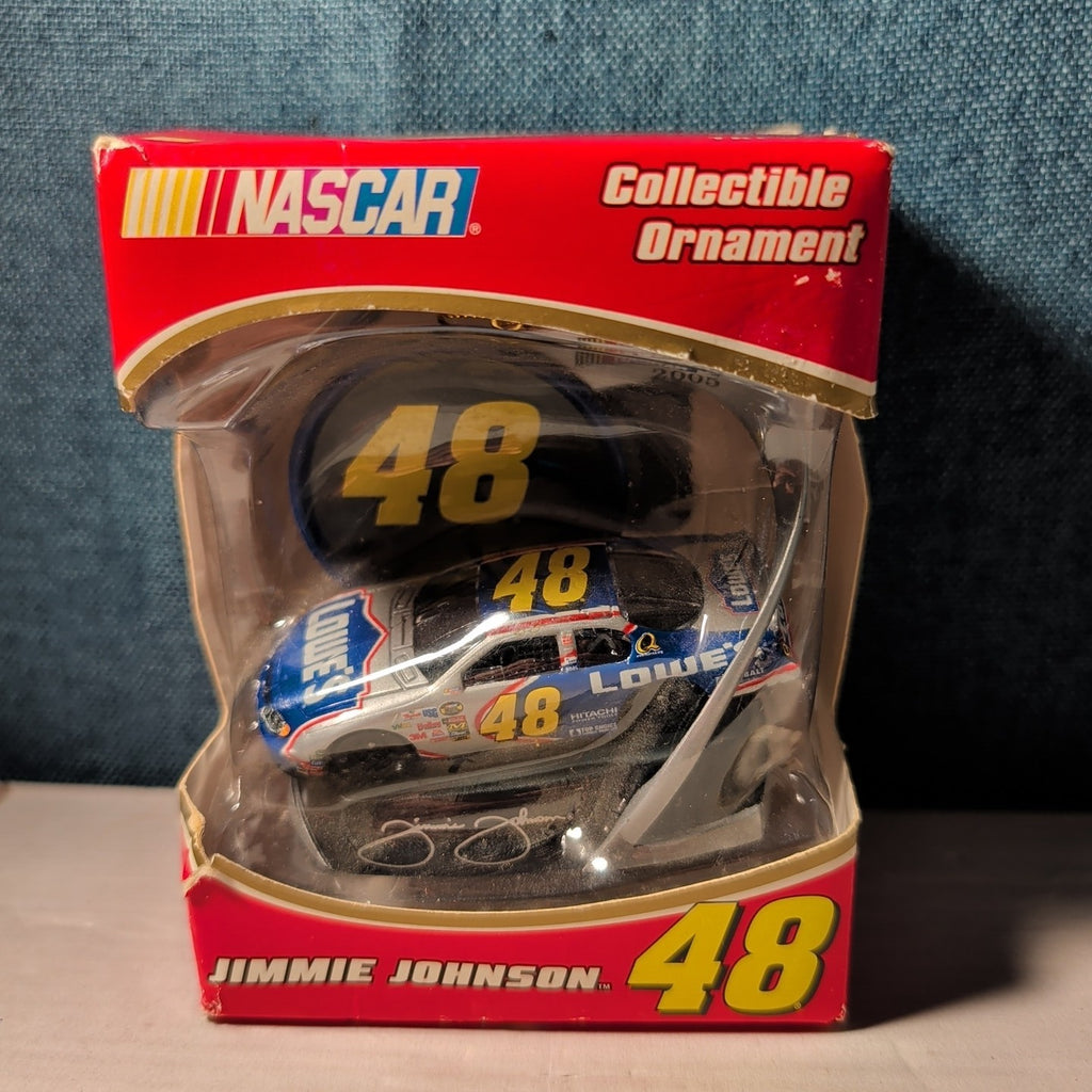 Jimmie Johnson 48 Lowe's 2005 Trevco Diecast Car Ornament NEW Distressed Box