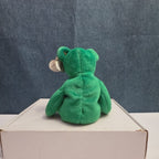 Ty Beanie Baby Erin the Bear 1997 Retired MWMT P.E. Pellets Irish Green Clover