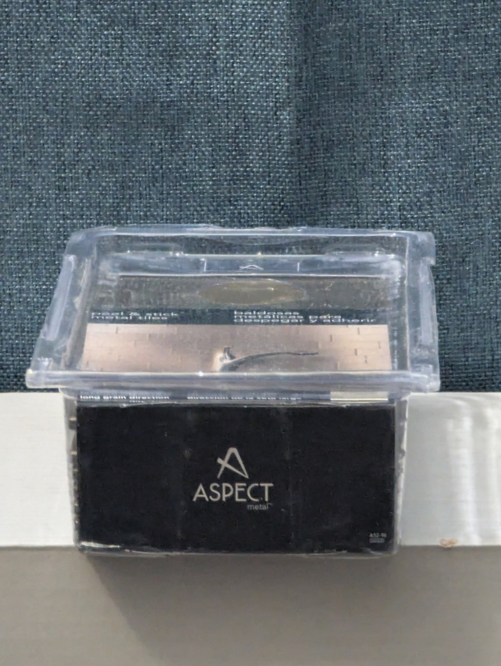 Aspect 3x6" Peel & Stick Metal Tile Brushed Champagne | A52-51 | 8 Pack 1 Sq Ft