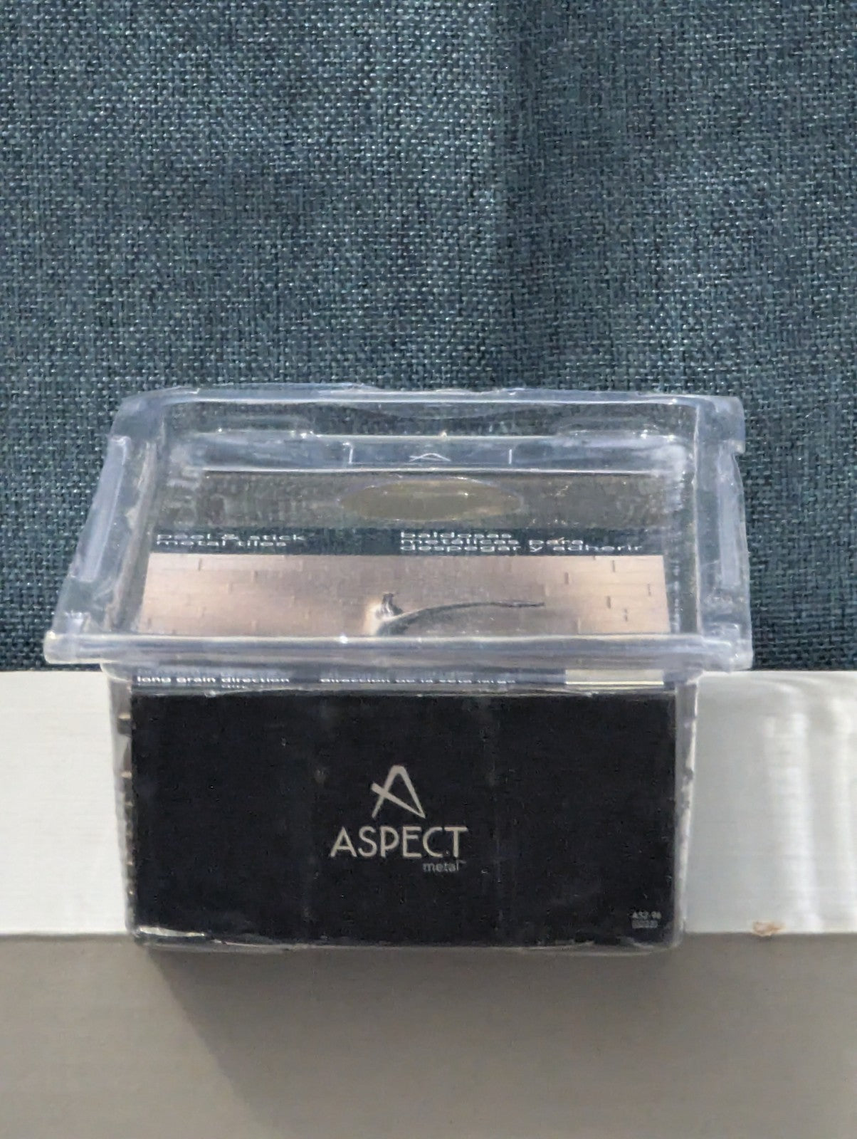 Aspect 3x6" Peel & Stick Metal Tile Brushed Champagne | A52-51 | 8 Pack 1 Sq Ft