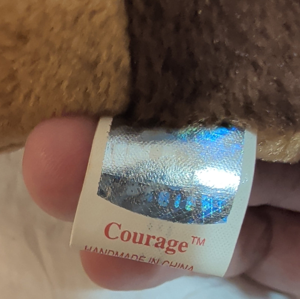 Ty Beanie Baby Courage German Shepherd Flag Plush