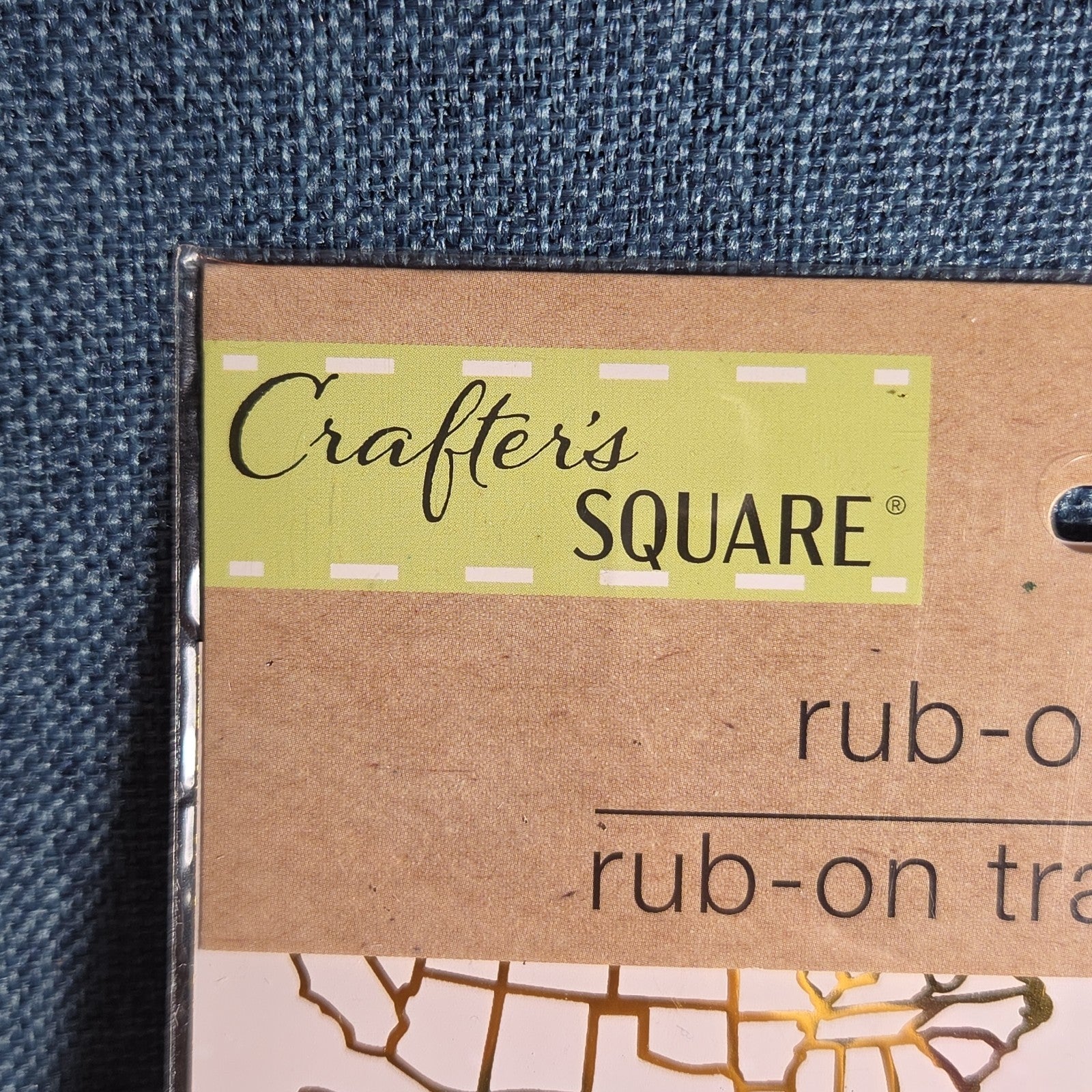 Crafters Square Gold Foil USA Patriotic Rub-On Transfers